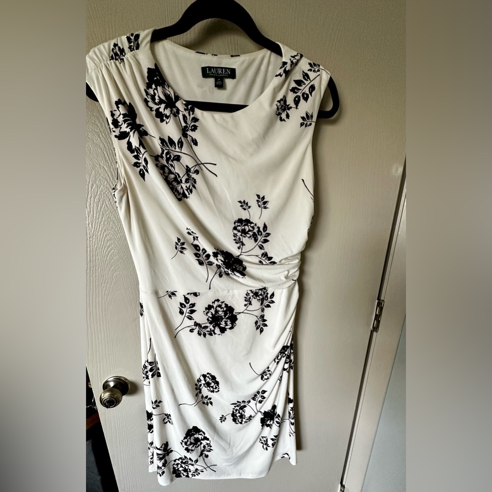 Lauren Ralph Lauren, black and white dress